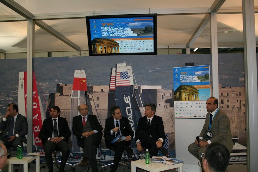 Presentazione ufficiale della XVI edizione della Borsa Mediterranea del Turismo Archeologico - 15 febbraio, stand Campania BIT 2013.