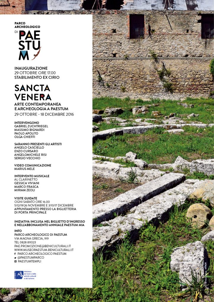 Sancta Venera – Arte contemporanea e archeologia a Paestum