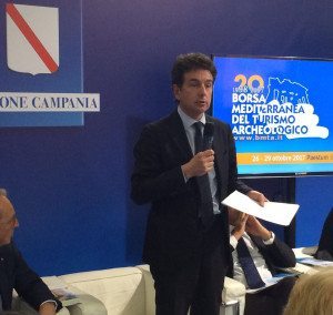 Francesco Palumbo interviene alla presentazione della BMTA in BIT