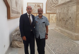 Il Direttore Picarelli con la guida eroe Hamadi Ben Abdesslem