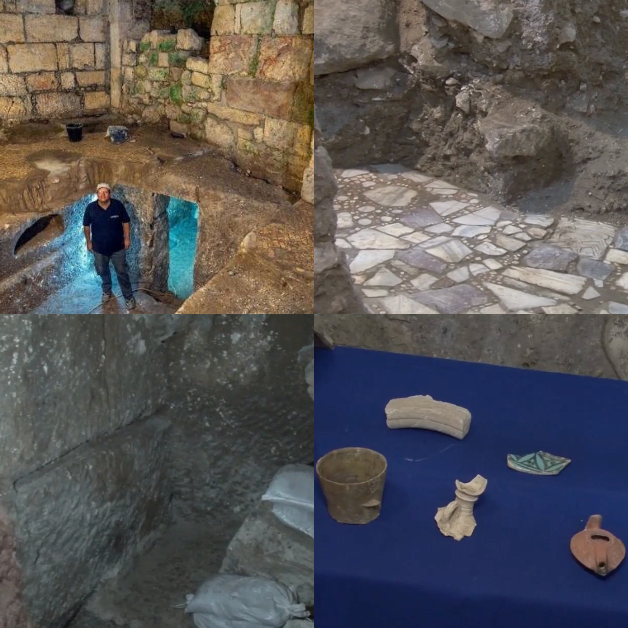 A Gerusalemme sotto il muro del pianto si celavano tre stanze di 2.000 anni fa