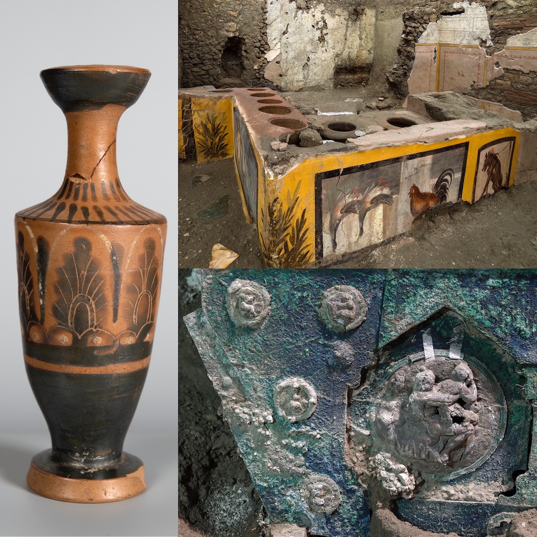 A Pompei, numerose scoperte: un Thermopolium, un carro cerimoniale, le origini Etrusche della città